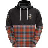 MacFarlane Ancient Clan Half Of Tartan Zipper Hoodie